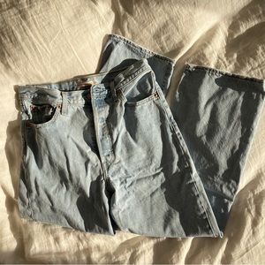 Levi’s Ribcage Straight Ankle Jeans